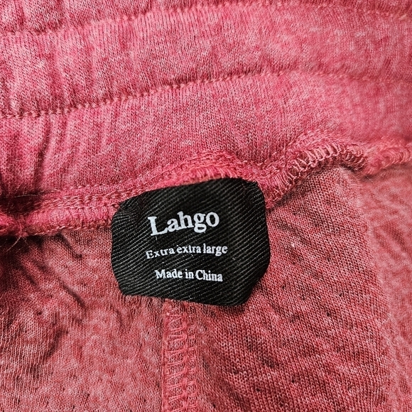 Lunya Lahgo Restore Double Faced Pant - Rich Burgundy Heather Luxe Gifts For Him - Picture 10 of 12